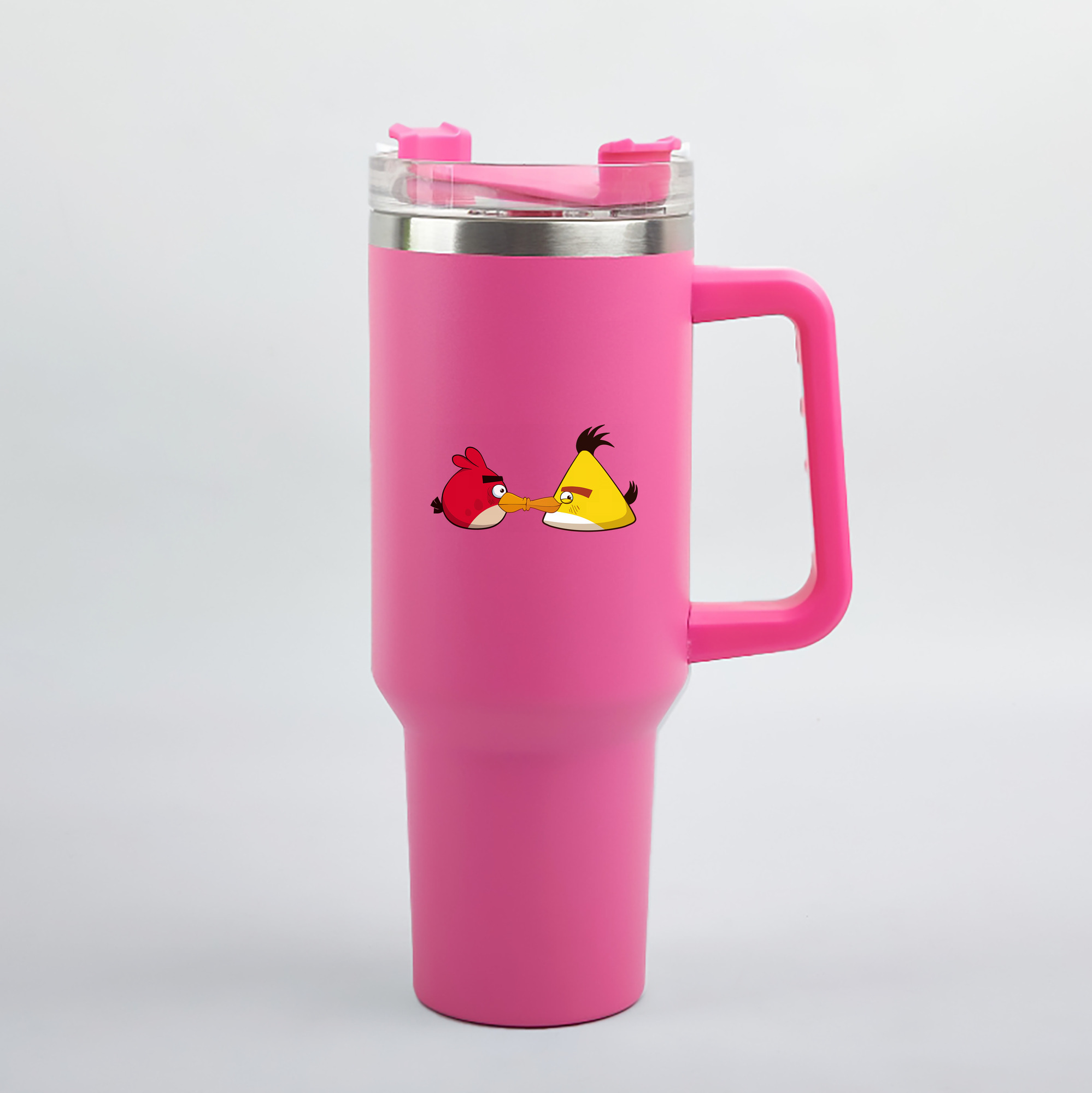 （画像用） Angry Birds アングリーバード 1200mL車用タンブラー（カラープリント）